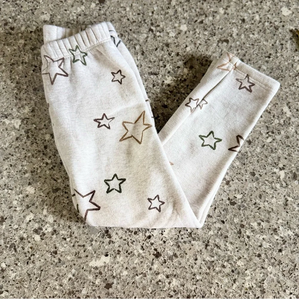 GAP Kids Cream Star Leggings Size XS